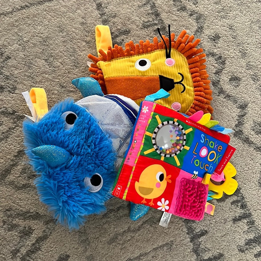 Three Shake and Feel Play Books